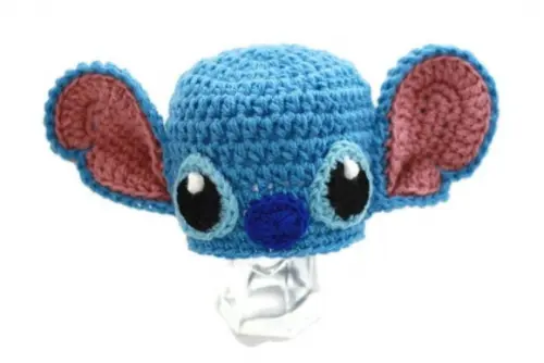 Touca Lilo Stitch em Crochê