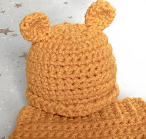 Ursinho Pooh Bebê, Roupas de Crochê para Ensaio Fotográfico