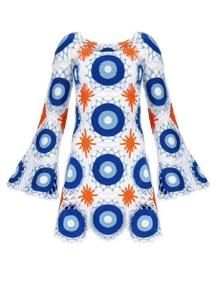 Vestido / saída de praia em crochê