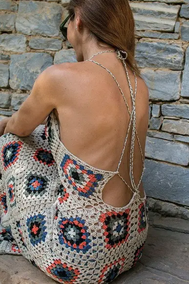 Vestido | Saida De Praia Em Crochê
