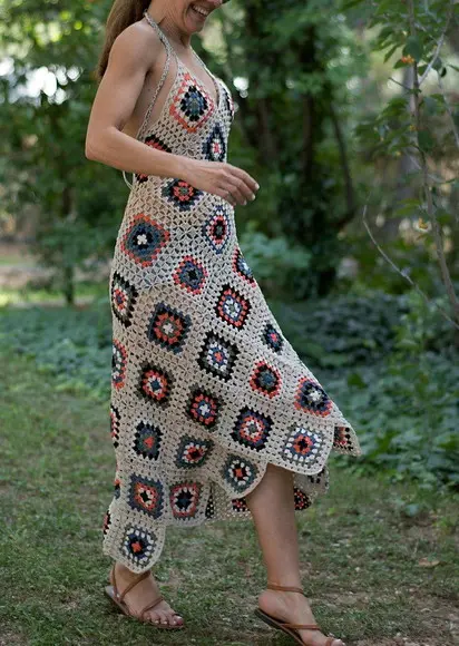Vestido | Saida De Praia Em Crochê