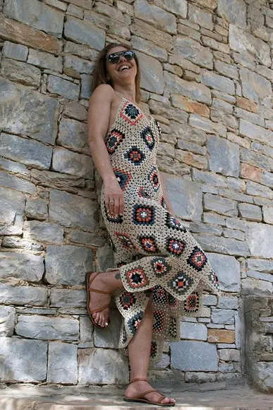Vestido | Saida De Praia Em Crochê