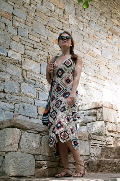 Vestido | Saida De Praia Em Crochê