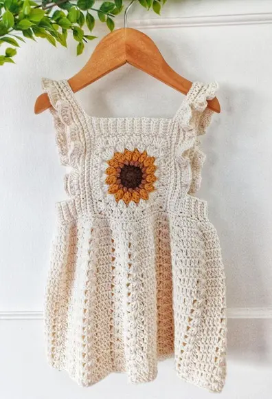 Vestido Bebê / Infantil de Crochê
