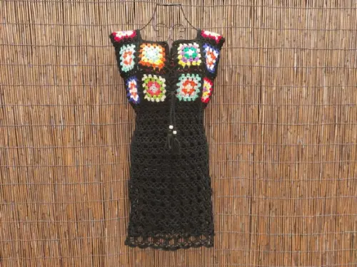 Vestido de crochê