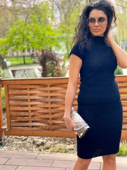 Vestido de crochê