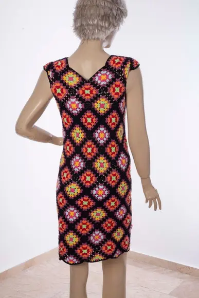 Vestido de crochê
