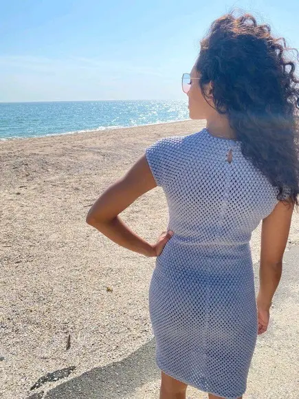 Vestido de crochê
