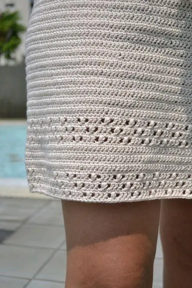 Vestido de crochê