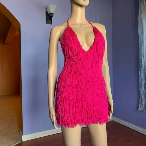 Vestido de crochê