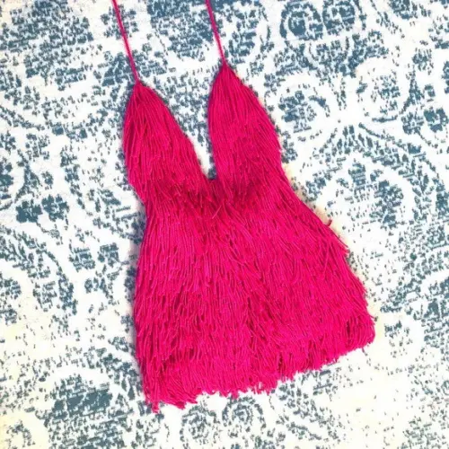 Vestido de crochê