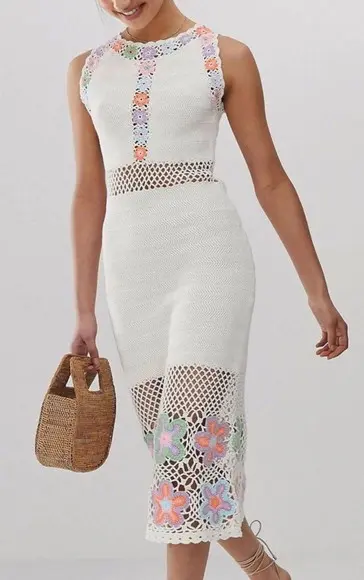 Vestido de Crochê
