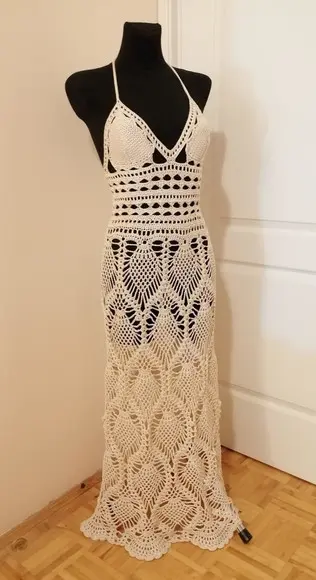 Vestido de Crochê