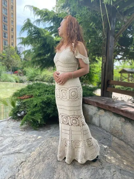 Vestido de Crochê