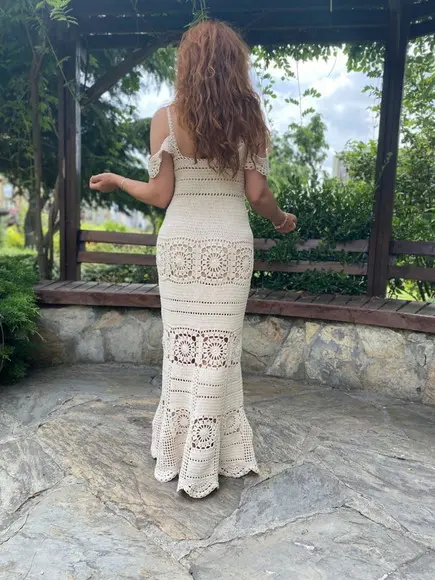 Vestido de Crochê