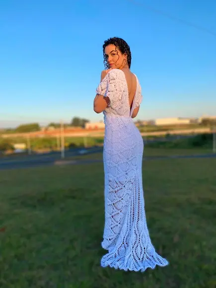 Vestido de Crochê