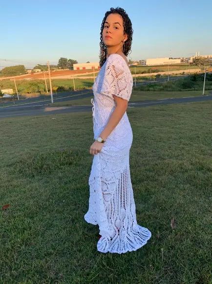 Vestido de Crochê