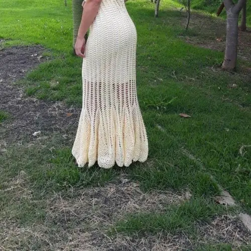 Vestido de Crochê