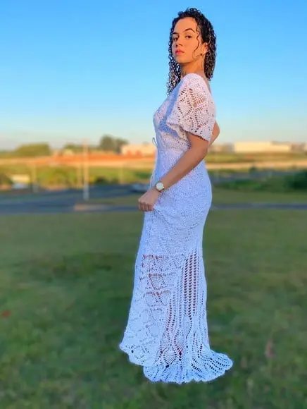 Vestido de Crochê
