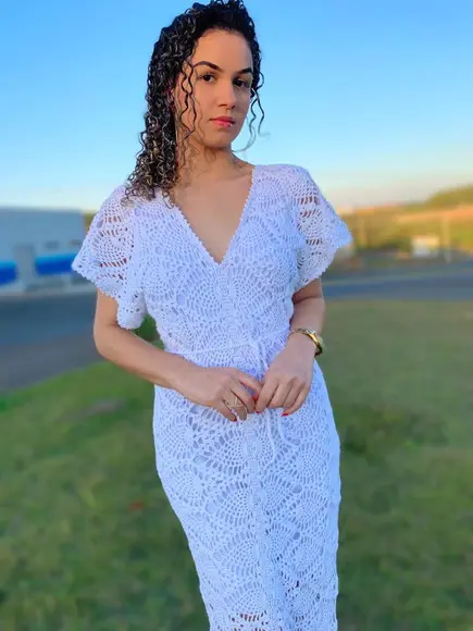 Vestido de Crochê