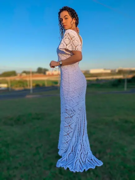 Vestido de Crochê