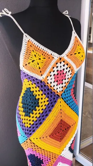 Vestido de Crochê