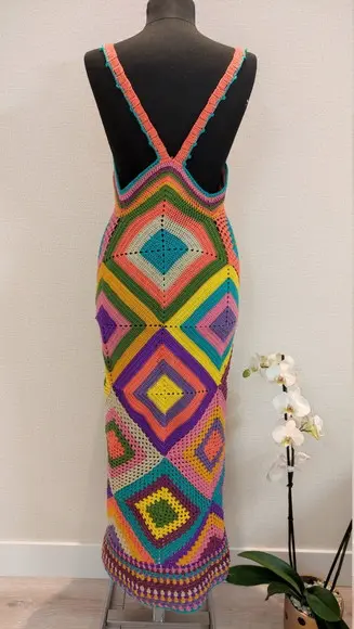Vestido de Crochê