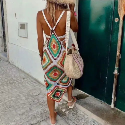 Vestido de Crochê