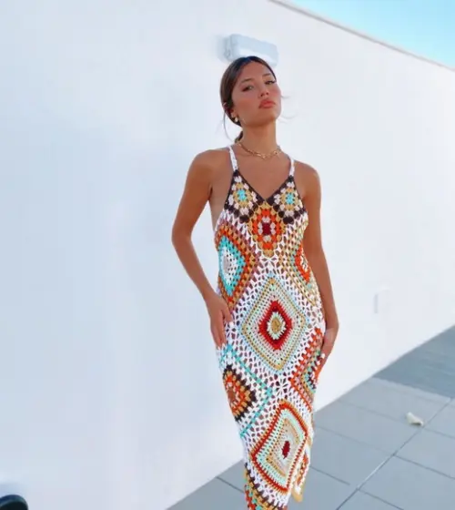 Vestido de Crochê