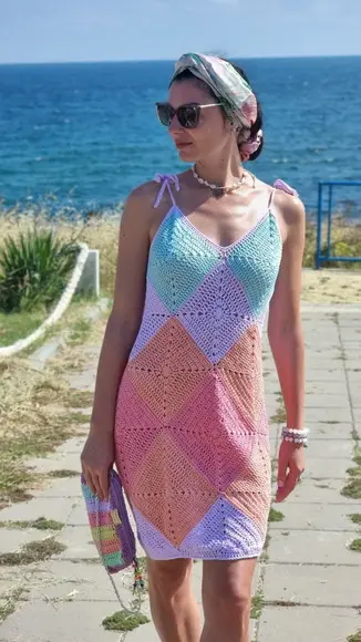 Vestido de Crochê