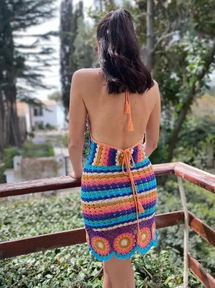Vestido de Crochê