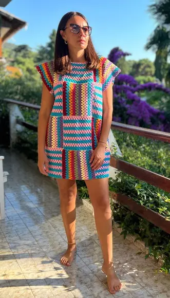 Vestido de Crochê