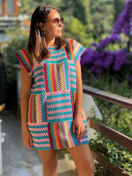 Vestido de Crochê
