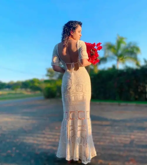 Vestido de Crochê
