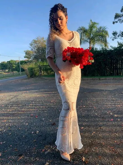 Vestido de Crochê