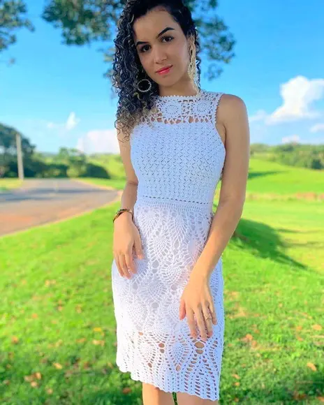 Vestido de Crochê