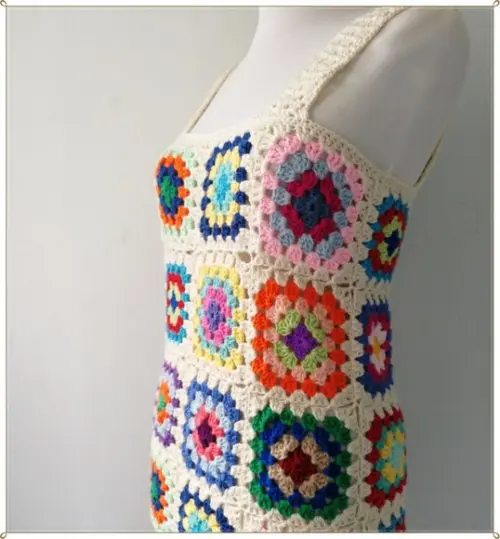 Vestido De Crochê