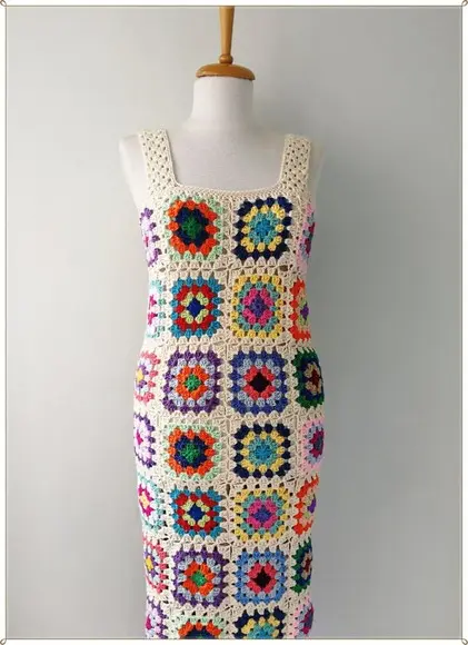 Vestido De Crochê