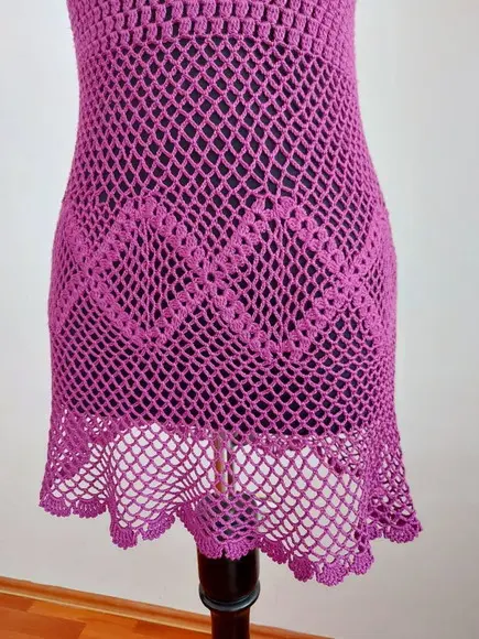 Vestido De Crochê