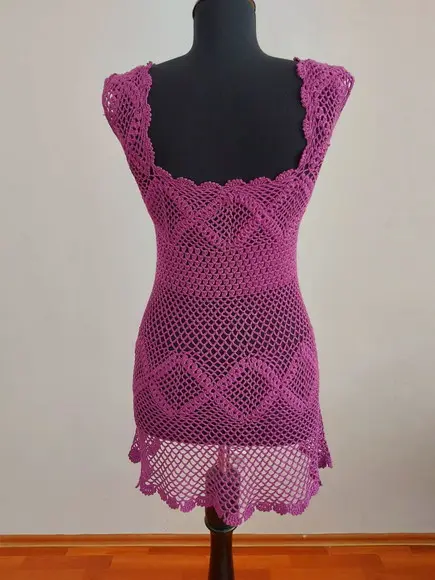 Vestido De Crochê