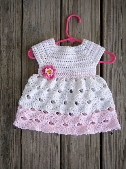 Vestido de Croche Bebe