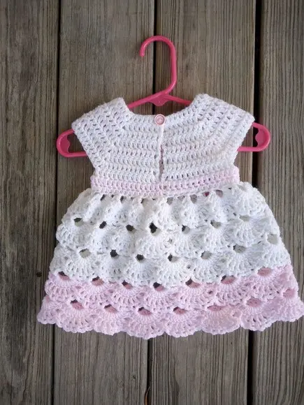 Vestido de Croche Bebe