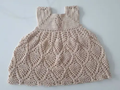 Vestido de Crochê Bebê