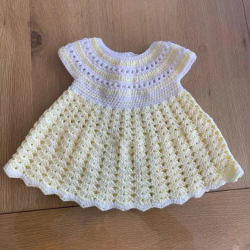 Vestido de Crochê Bebê