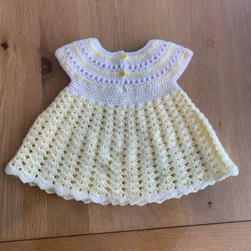 Vestido de Crochê Bebê