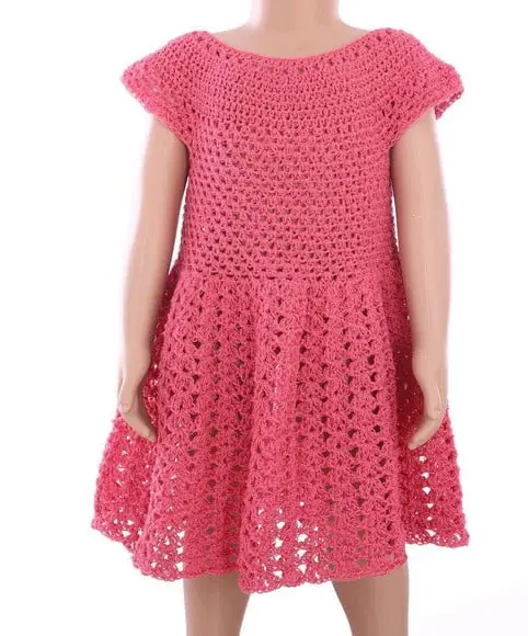 Vestido de Crochê Bebe / Infantil