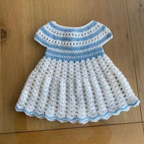 Vestido de Crochê Bebê