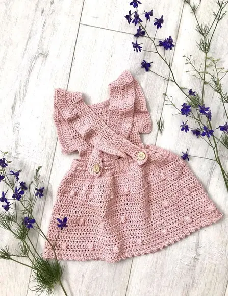 Vestido de Croche Bebê/infantil