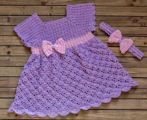 Vestido de Croche Bia Infantil