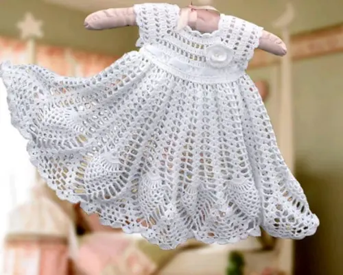 Vestido de Crochê Infantil